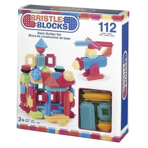 Klocki Jeżyki w pudełku Basic Builder Set 112 elementów Bristle Blocks