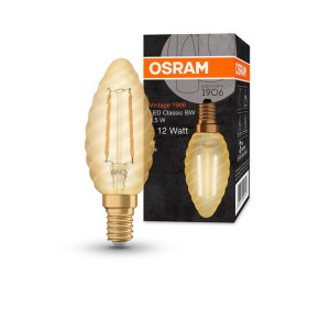 Żarówka LED E14 1,5W 120LM 2400K VINTAGE BW12 świeca OSRAM