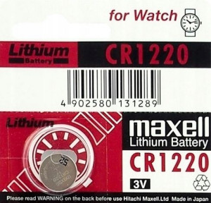 Bateria Litowa Maxell CR1220 Made in Japan
