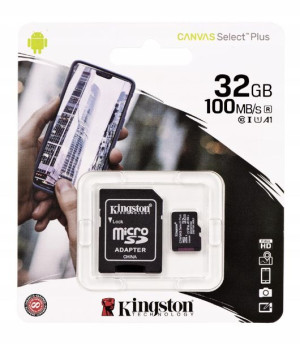 Kingston Canvas Micro Sdhc 32gb Adapter Sd 100mb/s