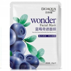 Bioaqua Maska W Płachcie Płacie Z Borówką Wonder