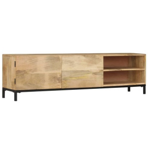 Lumarko Szafka pod TV, 145x30x41 cm, lite drewno mango