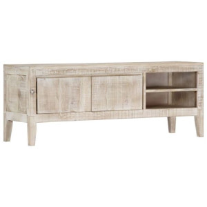 Lumarko Szafka pod TV, 118x35x46 cm, lite drewno mango