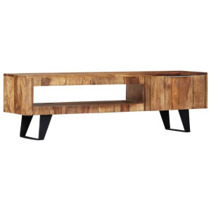 Lumarko Szafka pod TV, 140x30x40 cm, lite drewno sheesham