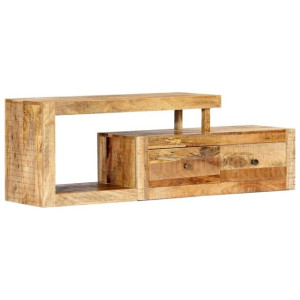 Lumarko Szafka pod TV, 120 x 30 x 40 cm, lite drewno mango