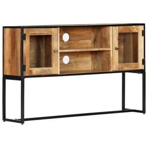 Lumarko Szafka pod TV, 120 x 30 x 75 cm, lite drewno odzyskane