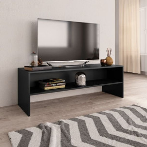 Lumarko Szafka pod TV, czarna, 120 x 40 x 40 cm, płyta wiórowa