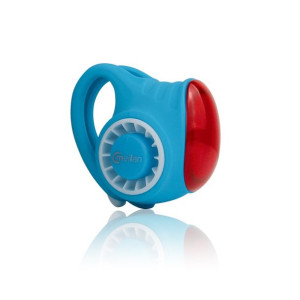 Meilan S3 Lampka tylna z dzwonkiem, pilot, BLUE