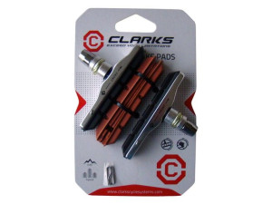 Klocki hamulcowe CLARKS CP513, 72mm, Obudowa aluminiowa, Warunki Suche i Mo
