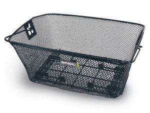 Kosz na tylny bagażnik BASIL COMO Carrier clamp on max.16 mm, stalowy czarn