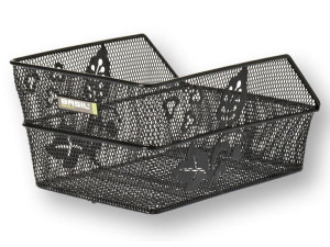 Kosz na tylny bagażnik BASIL CENTO FLOWER S + Mounting set for CENTO basket