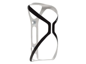 Koszyk na bidon BLACKBURN CINCH karbonowy 16g czarno-biały matowy (NEW)
