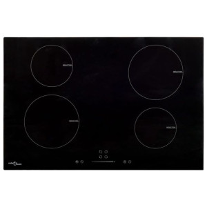 Płyta indukcyjna 4-palnikowa, dotykowa, szklana, 77 cm, 7000 W