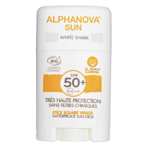 Alphanova Sun Krem z filtrem w sztyfcie SPF50+ White Shark - 12 g