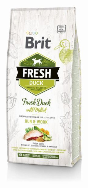 BRIT Fresh Duck Millet Adult Run and Walk 12kg