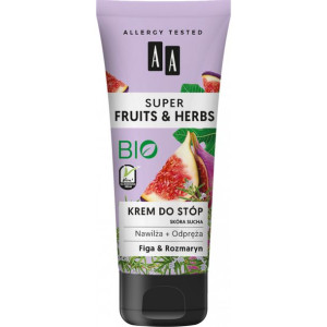 AA SUPER FRUITS&HERBS krem do stóp rozmaryn&figa