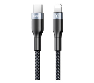 Kabel przewód USB-C - Lightning REMAX PD 18W 1m (czarny)