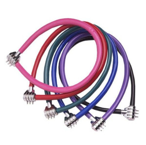 Zapięcie rowerowe MASTERLOCK QUANTUM 8631 6mm 55cm SZYFR zestaw mix kolorów