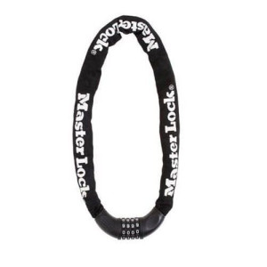 Zapięcie rowerowe MASTERLOCK QUANTUM 8392 ŁAŃCUCH 8mm 40mm 90cm SZYFR czarn