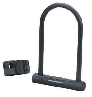 Zapięcie rowerowe MASTERLOCK 8170 U-LOCK 12mm 100mm 200mm KLUCZYK czarne (N