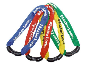 Zapięcie rowerowe MASTERLOCK QUANTUM 8392 ŁAŃCUCH 8mm 40mm 90cm SZYFR zesta