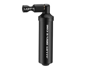 Pompka ręczna LEZYNE ALLOY DRIVE CO2 + 1x nabój gazowy 16g czarna (NEW)