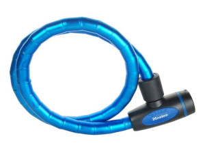 Zapięcie rowerowe MASTERLOCK QUANTUM 8228 18mm 100cm KLUCZYK niebieskie (NE