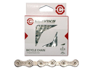 Łańcuch rowerowy CLARKS C10, 10-rzędowy, 116 ogniw, 1/2"x11/128", Spinka, S