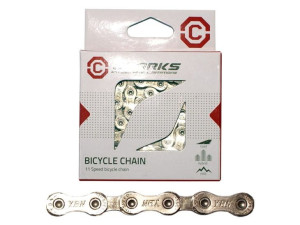 Łańcuch rowerowy CLARKS C11, 11-rzędowy, 116 ogniw, 1/2"x11/128", Spinka, S