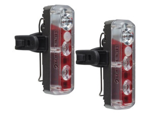 Zestaw Lampki BLACKBURN 2'FER XL USB przód 200 lumenów tył 40 lumenów czarn