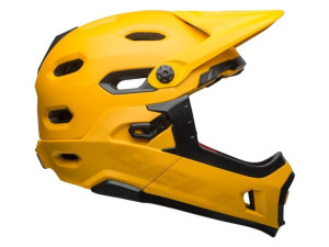 Kask full face BELL SUPER DH MIPS SPHERICAL matte gloss yellow black roz. L