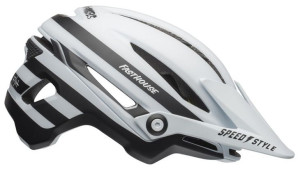 Kask mtb BELL SIXER INTEGRATED MIPS fasthouse stripes matte white black roz