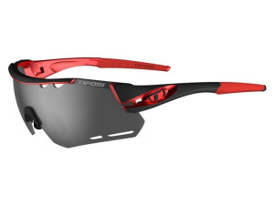 Okulary TIFOSI ALLIANT black red (3szkła Smoke 15,4% transmisja światła, AC