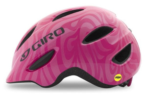 Kask dziecięcy GIRO SCAMP bright pink pearl roz. XS (45-49 cm)