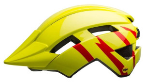 Kask juniorski BELL SIDETRACK II strike gloss hi-viz red roz. Uniwersalny (
