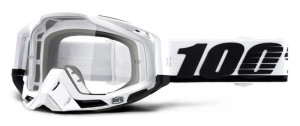 Gogle 100% RACECRAFT STUU (Szyba Przezroczysta Anti-Fog, LT 88%-92% + 10 Zr