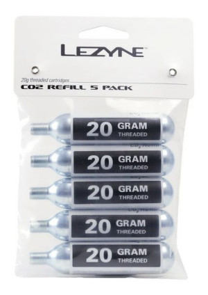 Nabój gazowy LEZYNE THREADED CO2 20g 5-PACK 5szt (NEW)