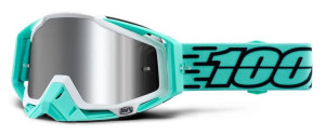 Gogle 100% RACECRAFT PLUS (+) FASTO Injected Silver Flash Mirror (Szyba Sre