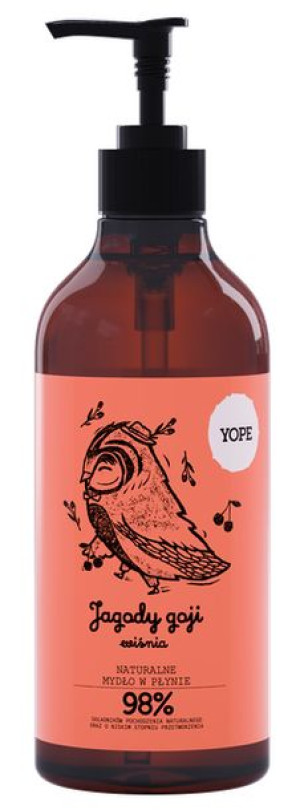 YOPE mydło w płynie jagody goji i wiśnia 500ml