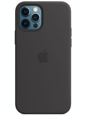 Silikonowe Etui Case APPLE iPhone 12/12 Pro Black Magsafe