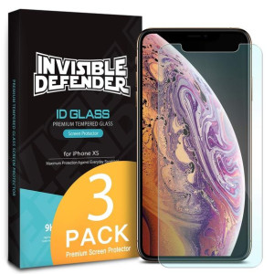 Zestaw szkieł hartowanych Ringke ID Glass iPhone X/XS 5.8 0.33mm 3 Pack