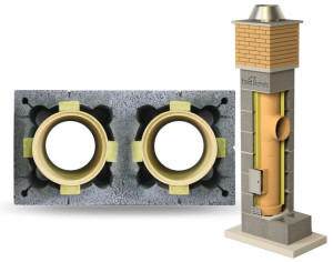 System Kominowy Ceramiczny 2K Ø 160 STANDARD 6mb BKS