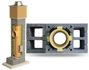 System Kominowy Ceramiczny W2+KW2 Ø 160 STANDARD 9mb BKS