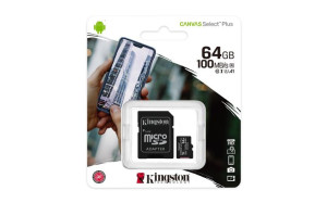 Kingston Canvas Micro Sdxc 64gb +adapter Sd 85mb/s
