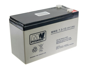 Akumulator Żelowy Bezobsługowy - Mws 12v 7,2ah