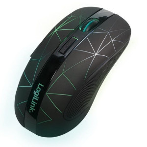 LogiLink Mysz bezprzewodowa 2.4 GHz, optyczna, z podświetleniem LED