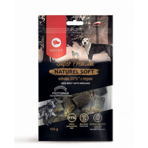 MACED NATUREL Wołowina 100g Przysmak Psa 91% mięsa