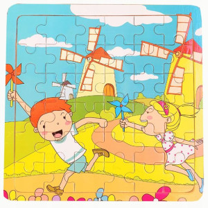 EDUKACYJNE PUZZLE DREWNIANE układanka DLA DZIECI