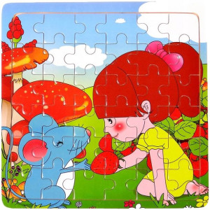 EDUKACYJNE PUZZLE DREWNIANE układanka DLA DZIECI