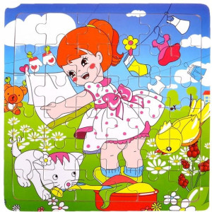 EDUKACYJNE PUZZLE DREWNIANE układanka DLA DZIECI
